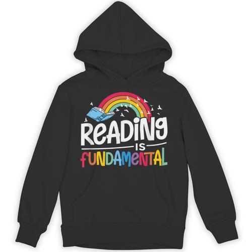 Reading Is Fundamental Poetry Bookworm And Book Reader Unisex Hoodie - Bookorys