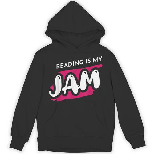 Reading Is My Jam Book Lover And Reading Teacher Men Women Kids Unisex Hoodie - Bookorys