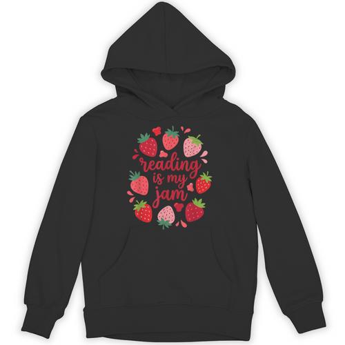 Reading Is My Jam I Love To Read Books Lover Girl Unisex Hoodie - Bookorys CA