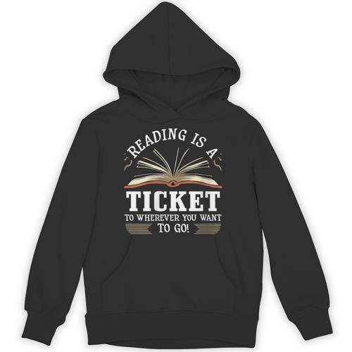 Reading For Men Women Cool Book Reader Teacher Unisex Hoodie - Bookorys UK
