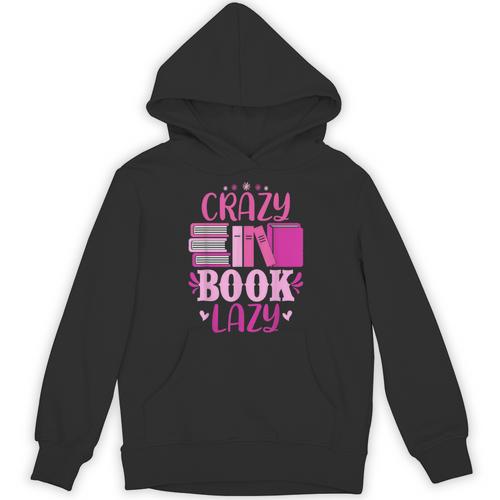 Reading Reader Crazy Book Lady English Teacher Unisex Hoodie - Bookorys