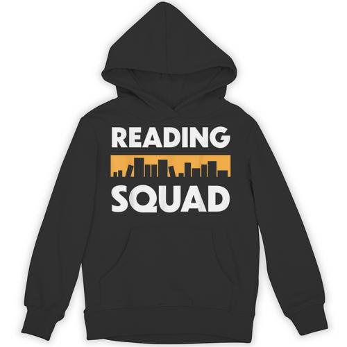Reading Squad Book Lover And Reading Teacher For Men Women Kids Unisex Hoodie - Bookorys CA