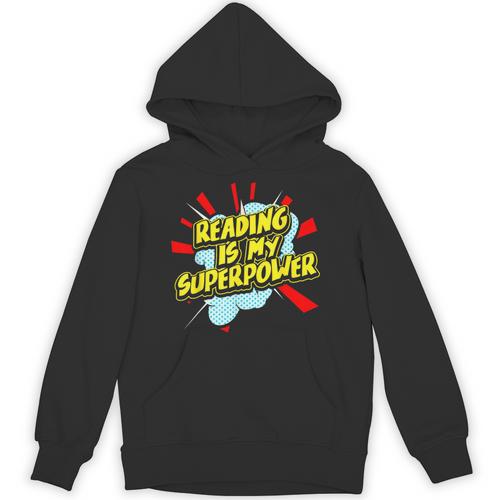 Reading Is My Superpower For a Book Lovers Readers Reading Unisex Hoodie - Bookorys UK
