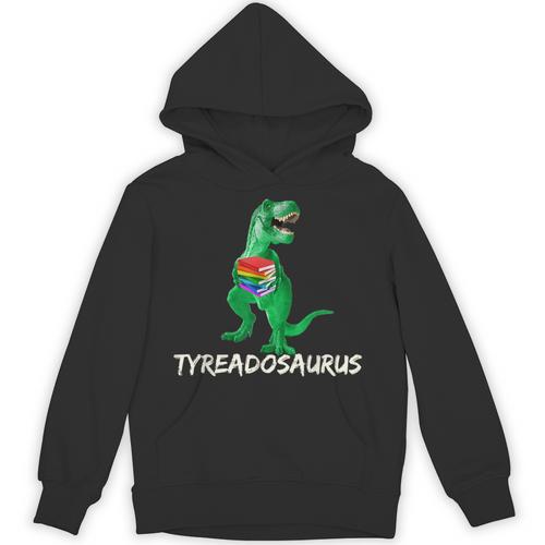 Reading Teacher Read Books Dinosaur Tyreadasaurus For Men Women Girls Kids Unisex Hoodie - Bookorys AU