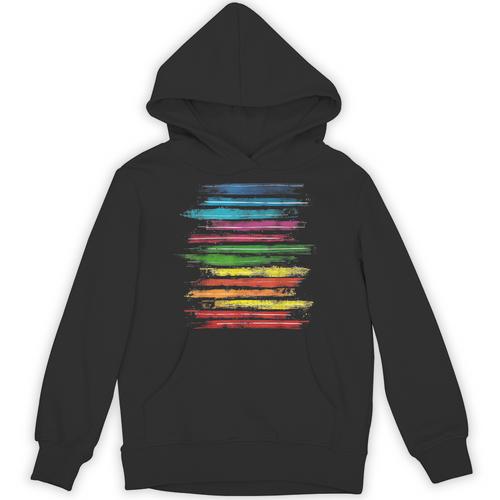 RtY Book Colorful Art Painting Graphic Motif Book Small Unisex Hoodie - Bookorys CA