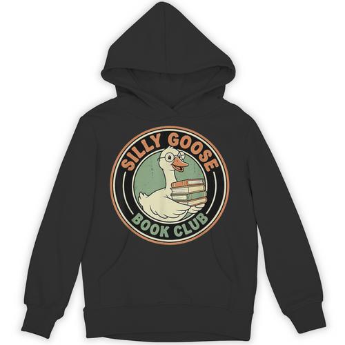 Silly Goose Book Club For Readers Bookish Unisex Hoodie - Bookorys