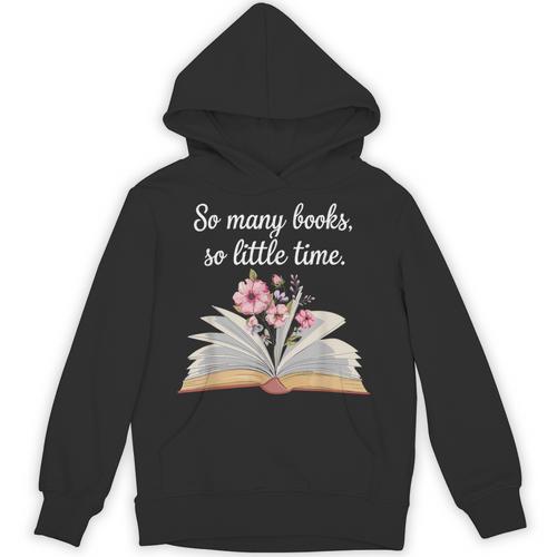 So Many Books Little Time Loves To Read Books Bookworm Unisex Hoodie - Bookorys