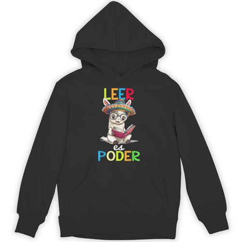 Spanish Reading Book Lover Sloth Maestra Leer Es Poder Unisex Hoodie - Bookorys
