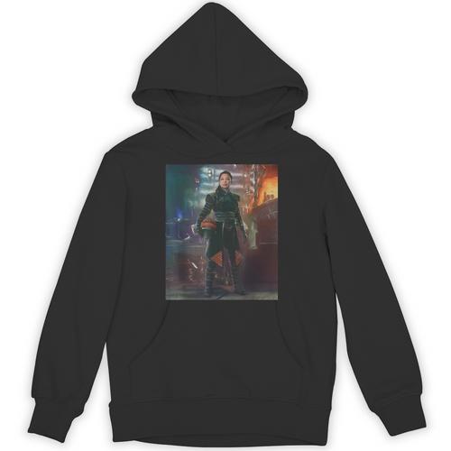 Star Wars The Book Of Boba Fett Fennec Shand Portrait Unisex Hoodie - Bookorys