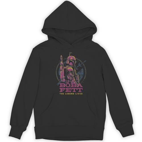 Star Wars The Book Of Boba Fett Galactic Neon Poster Unisex Hoodie - Bookorys CA