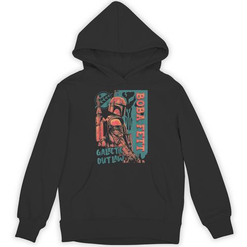 Star Wars The Book Of Boba Fett Galactic Outlaw Poster Unisex Hoodie - Bookorys