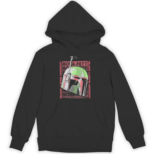 Star Wars The Book Of Boba Fett Helmet Text Stack Unisex Hoodie - Bookorys DE