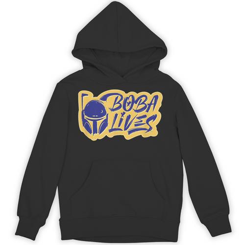 Star Wars The Book Of Boba Fett Boba Lives Logo Unisex Hoodie - Bookorys