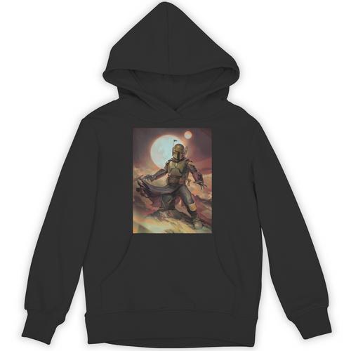Star Wars The Book Of Boba Fett Portrait Unisex Hoodie - Bookorys CA