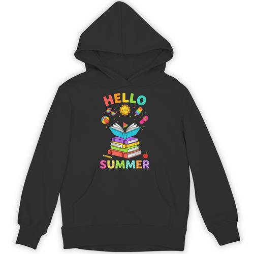 Summer Reading Books Librarian Teacher Last Day Of School Unisex Hoodie - Bookorys