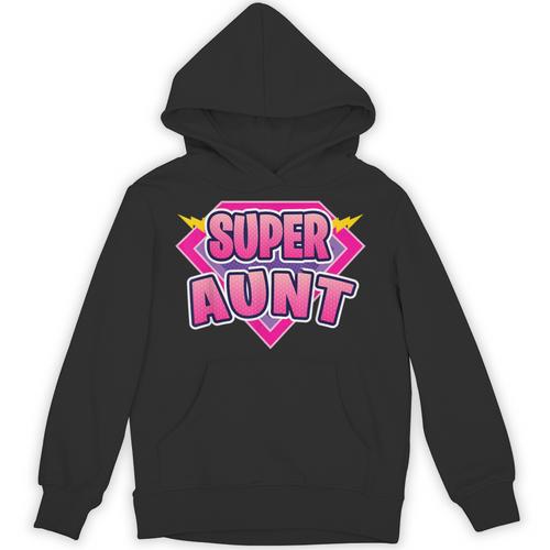 Super Aunt Superhero Grandmother Comic Book Matching Unisex Hoodie - Bookorys