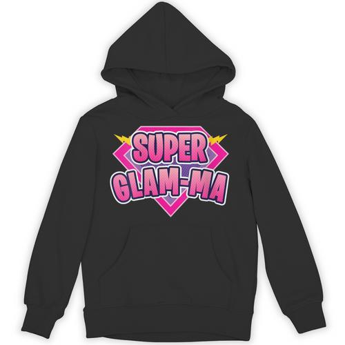 Super Glam-Ma Superhero Grandmother Comic Book Unisex Hoodie - Bookorys DE