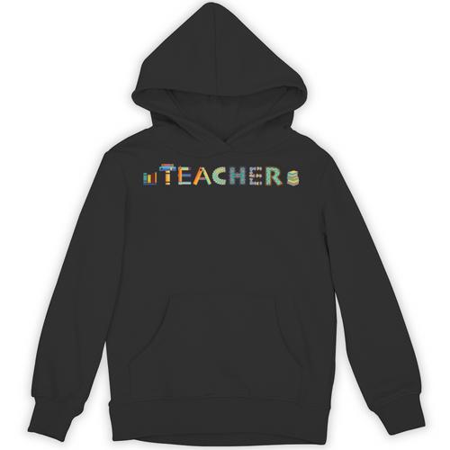 Teacher Text Graphic Write Create Inspire Book Reading Squad Unisex Hoodie - Bookorys DE