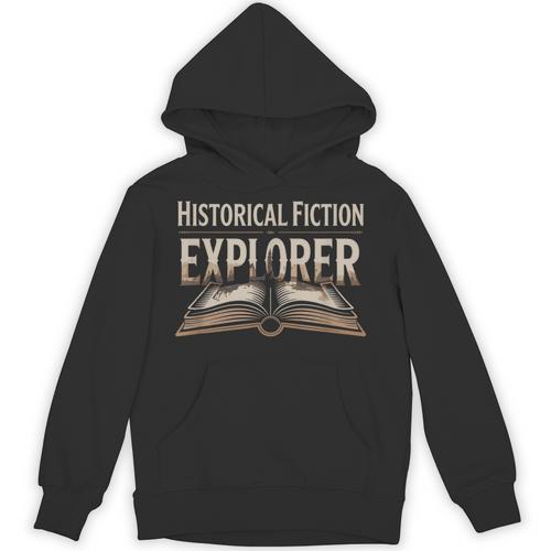 Historical Fiction Explorer Book Lover Gear Bookish Reading Unisex Hoodie - Bookorys DE