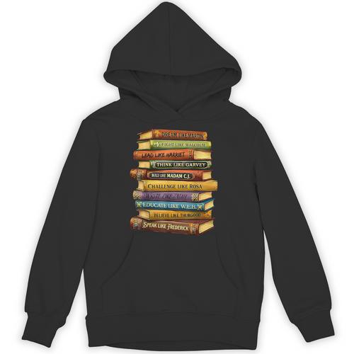 History Book Stack Leaders African American Pride Unisex Hoodie - Bookorys AU