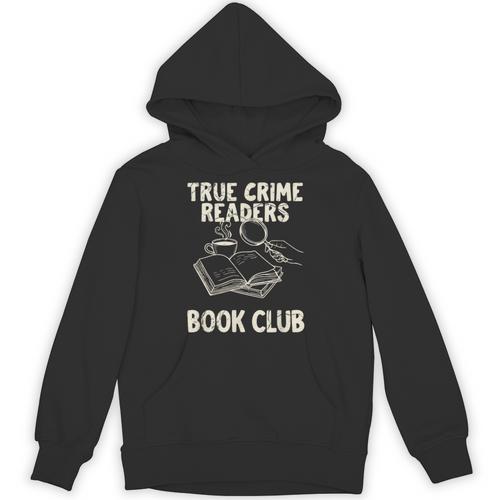 True Crime Readers Book Club Coffee Lovers Unisex Hoodie - Bookorys DE