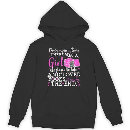 Tuba Player Book Lover Nerd Marching Band Reader Geek Unisex Hoodie - Bookorys AU