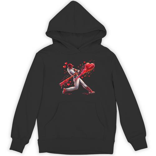 Valentine Baseball Player Drip Unisex Hoodie - Sportilla
