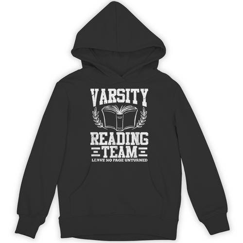Varsity Reading Team Bookworm Book Lover Reader Unisex Hoodie - Bookorys