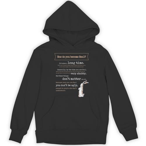 Velveteen Rabbit Book Quote 1922 Becoming Real Skin Horse Unisex Hoodie - Bookorys