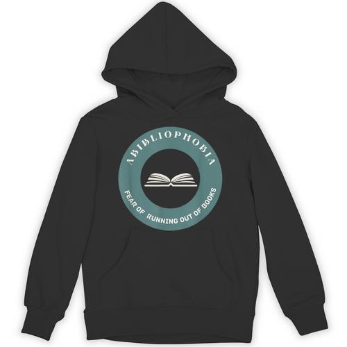 Vintage Abibliophobia Definition Bookworms Book Lovers Unisex Hoodie - Bookorys AU
