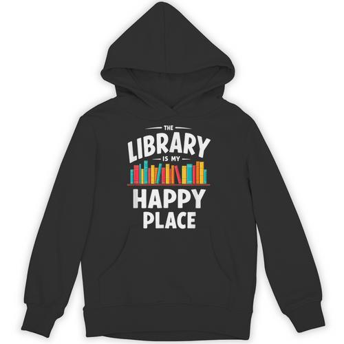 Vintage The Library Librarian Book Reading Unisex Hoodie - Bookorys AU