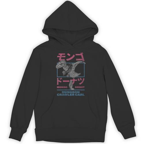 Women's DCC Mongo And Donut Face-Off With Kanji Gamer Series Book Unisex Hoodie - Bookorys