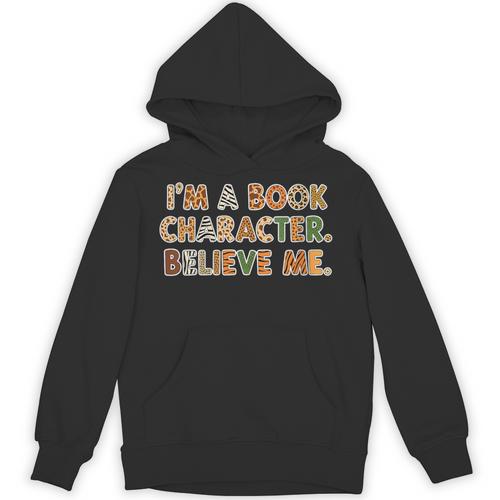 Women's I'm a Book Character Costumes For Kids Storybook Character Unisex Hoodie - Bookorys