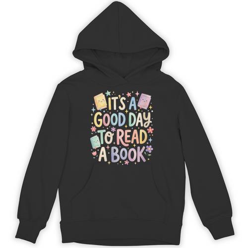 Women's It’s A Good Day To Read A Book Cute Teacher Reading Unisex Hoodie - Bookorys AU