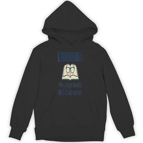 Women's We Judge Books And Their Covers Unisex Hoodie - Bookorys