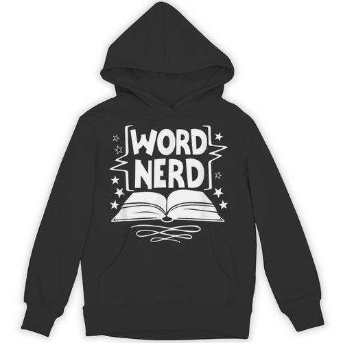 Word Nerd Reading Book Lover Bookworm Bookish Librarian Unisex Hoodie - Bookorys