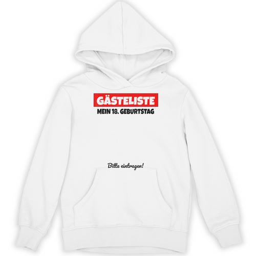 18th Birthday Guest Book 80 Years Unisex Hoodie - Bookorys AU