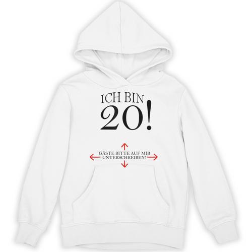 20th Birthday Party Guest Book 20 Years 1999 Unisex Hoodie - Bookorys