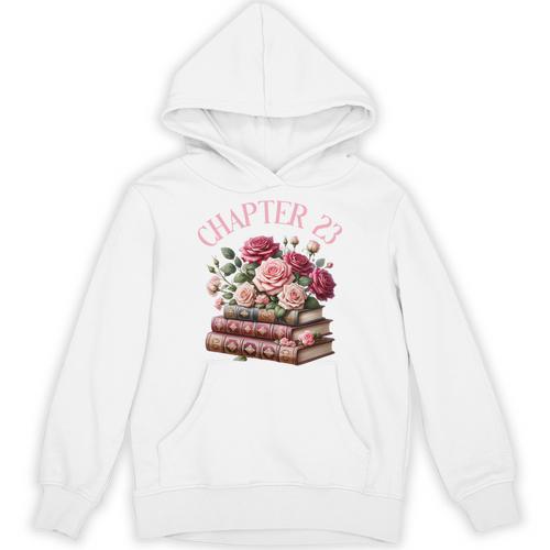 23rd Birthday Chapter 23 Birthday Shirt Women Book Lover Premium Tri-Blend Unisex Hoodie - Bookorys UK