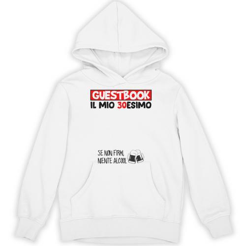 30 Birthday Guest Book 30 Years Unisex Hoodie - Bookorys AU