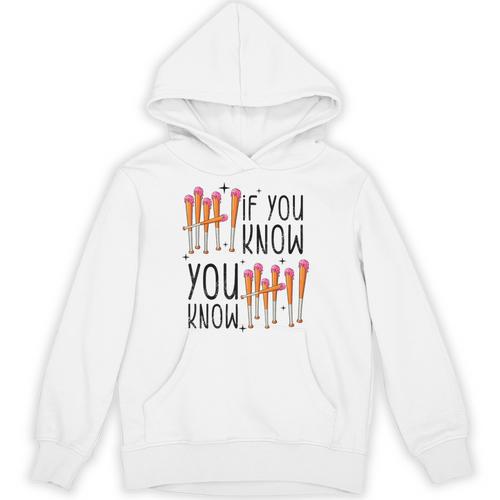 6 7 If You Know You Know Baseball Ice Cream Dip Unisex Hoodie - Sportilla