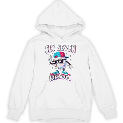 67 Meme Six Seven Baseball Ice Cream Drip Girls Boys Premium Tri-Blend Unisex Hoodie - Sportilla