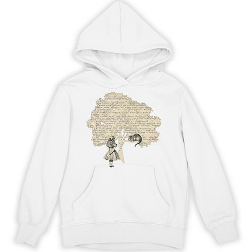 Alice In Wonderland Vintage Book T Shirt Premium Tri-Blend Unisex Hoodie - Bookorys