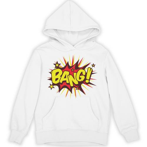 BANG Pop Art Comic Book Speech Bubbles Street Graffiti Art Unisex Hoodie - Bookorys