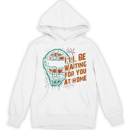 Baseball Catcher Waiting At Home Aggressive Player Quote Unisex Hoodie - Sportilla