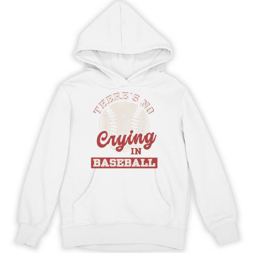 Baseball Game Day There Is No Crying In Baseball Unisex Hoodie - Sportilla