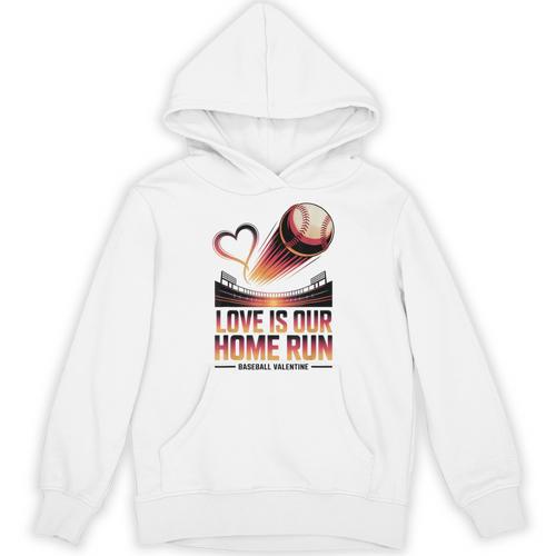 Baseball Valentine Forever On Deck For You Unisex Hoodie - Sportilla