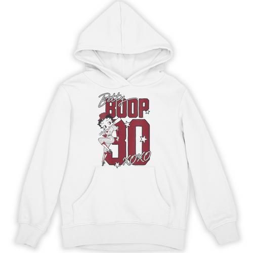Betty Boop Baseball Logo Jersey With Stars Cute Cartoon Unisex Hoodie - Sportilla