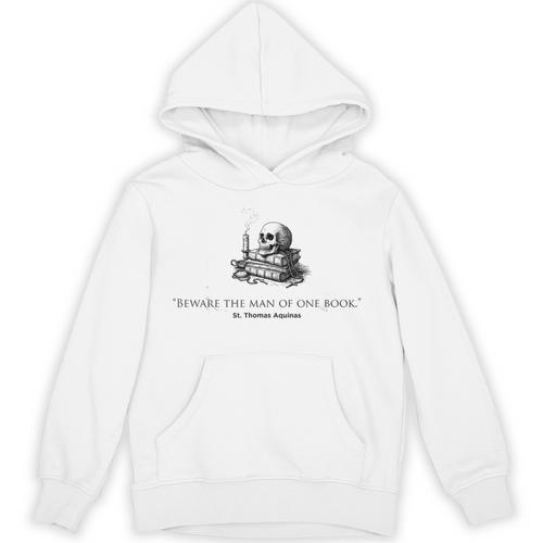 Beware The Man Of One Book St Thomas Aquinas Unisex Hoodie - Bookorys AU