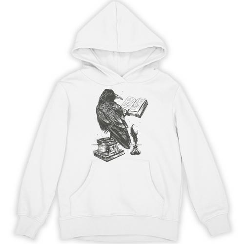 Bird Raven Book Lovers Men Women Graphic Tshirt Unisex Hoodie - Bookorys CA